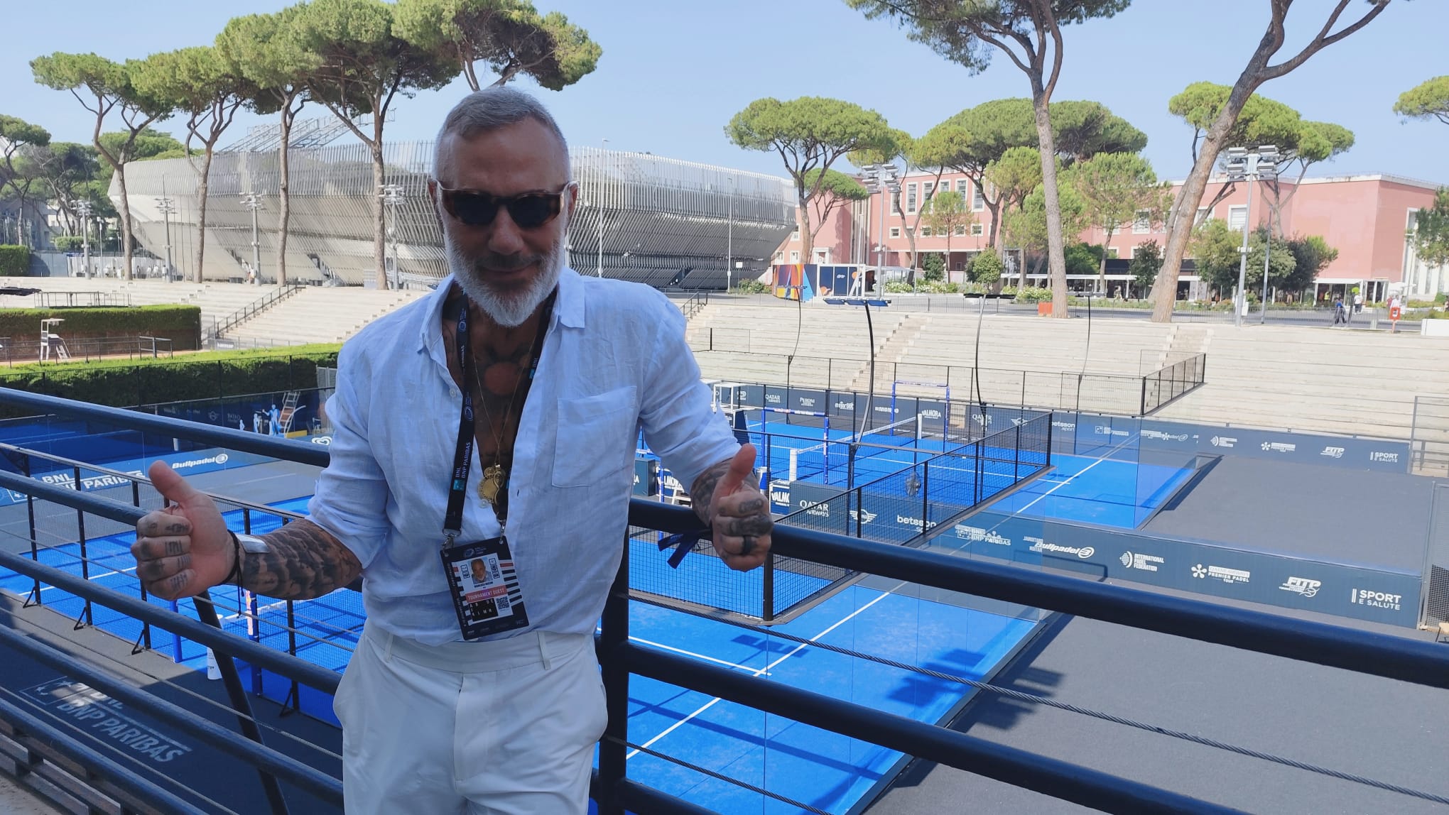 Gianluca Vacchi, Padel