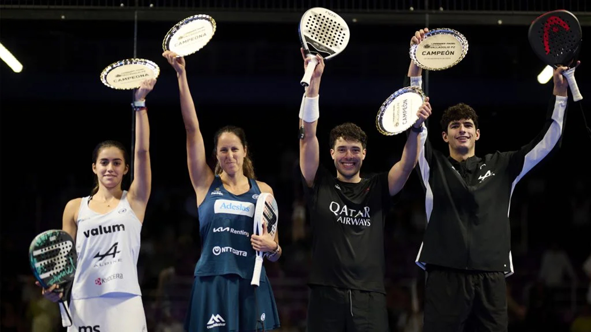 Fernandez, Triay, Coello Tapia, Valladolid, Padel