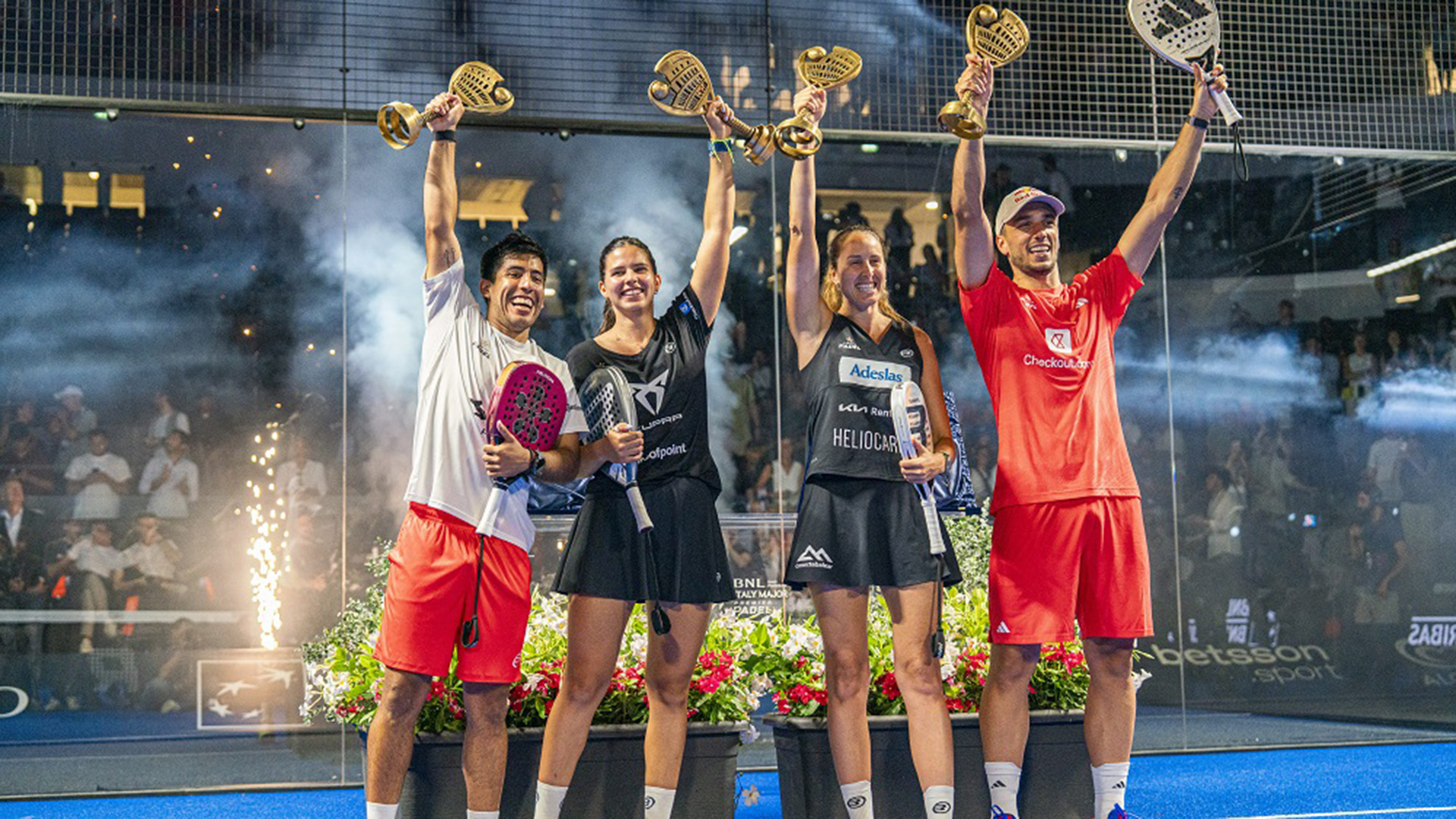 Triay, Brea, Chingotto, Galan, Padel