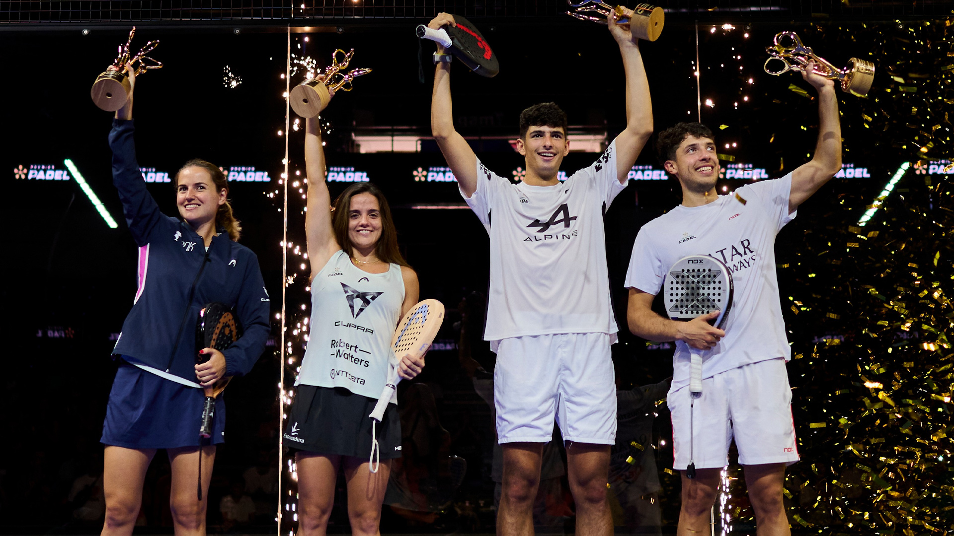 Coello, Tapia, Josemaria, Sanchez, Padel